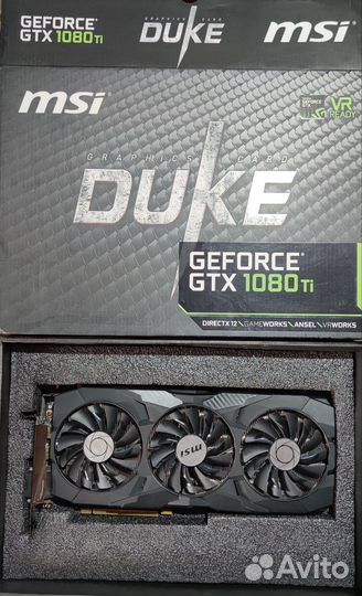 Видеокарта gtx 1080 ti 11 gb