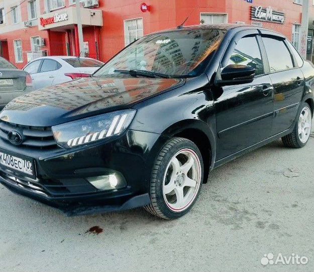 Комплект фар Гранта Fl с дхо bi led