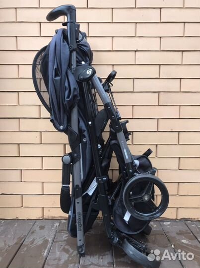 Прогулочная коляска peg perego si blue denim