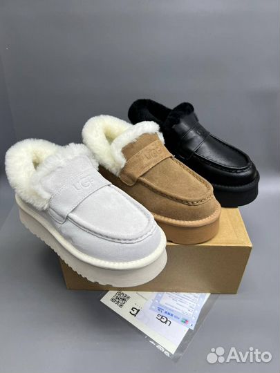 Лоферы женские UGG на меху зима Размер 36-40