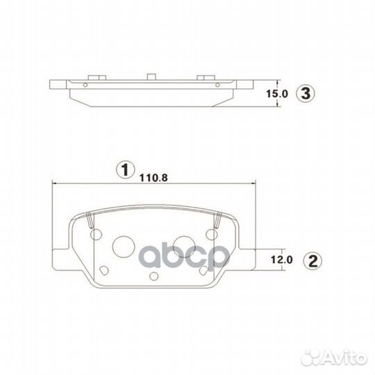 Ckkh-74 Колодки тормозные зад hyundai SAN