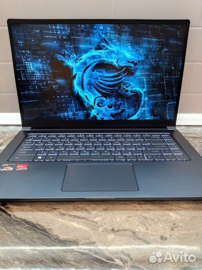 Игровой Новый MSI Ryzen 5-5500U-12 ядер/SSD256/IPS