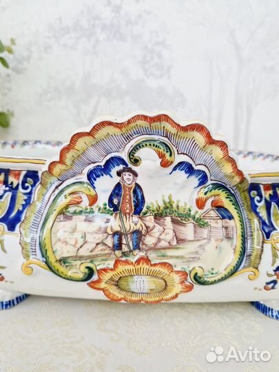 Старинное большое кашпо, жардиньерка. Франция