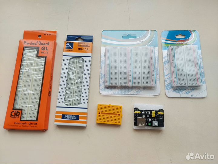 Макетная платы (breadboard) и соединители