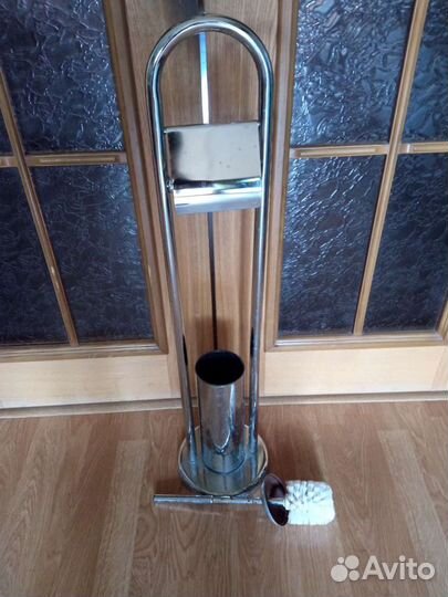 Подставка для бумаги и ершика металл