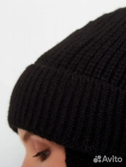 Шапка капор женская зимняя