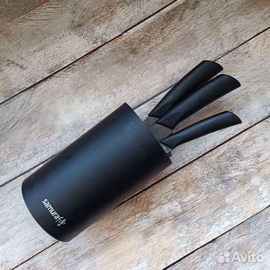 Набор ножей с подставкой samura (Япония)