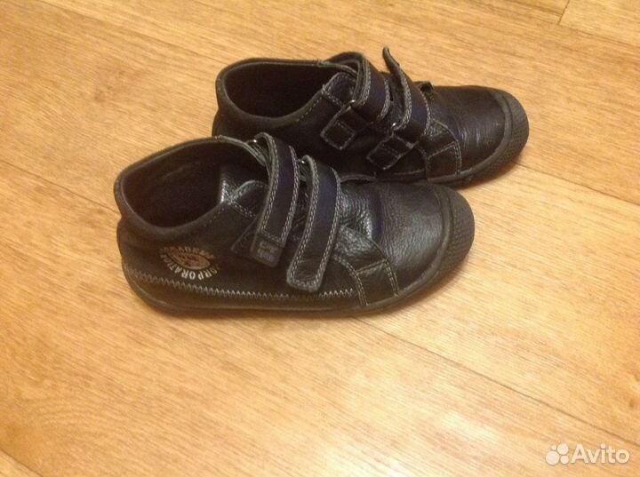 Ботинки мал. нат. кожа (верх), флис (подкладка)