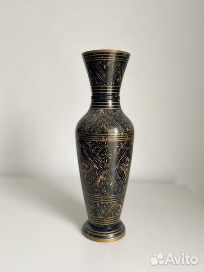 Ваза латунь Индия 70-х