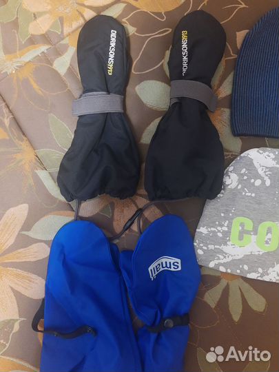 Шапки детские, краги зимние