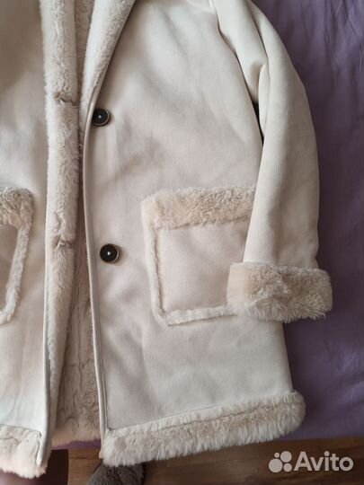 Дубленка для девочки 152