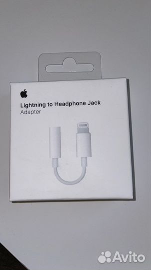 Переходник lightning to headphone jack apple