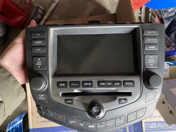 Магнитола Honda accord 7 internavi