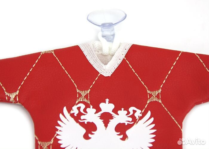 Вымпел рубашка экокожа с рисунком герб России (кра