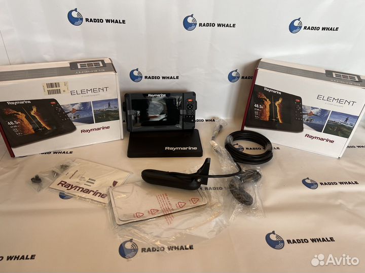 Картплоттер Raymarine Element 9HV с датчиком HV-10