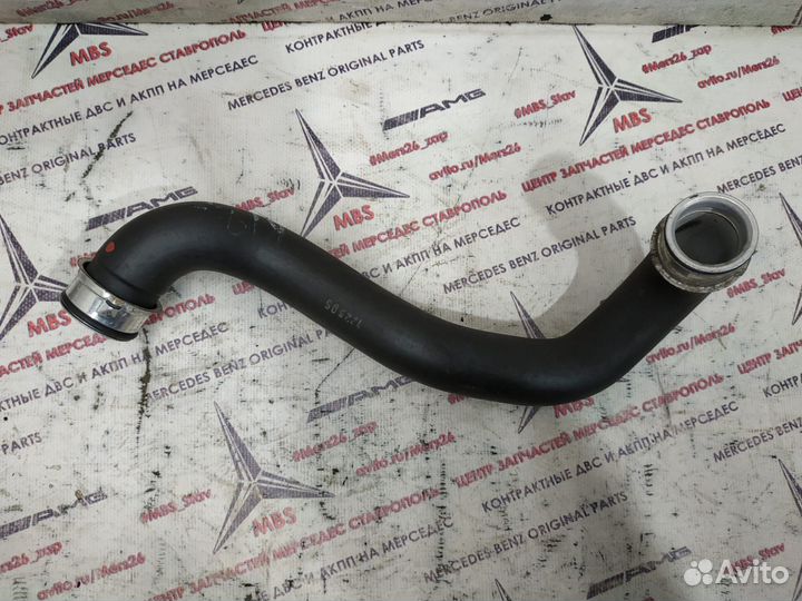 Патрубок радиатора om642 w211 Mercedes