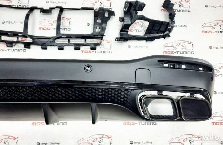 Диффузор с насадками 63 Black на GLS-Class X167