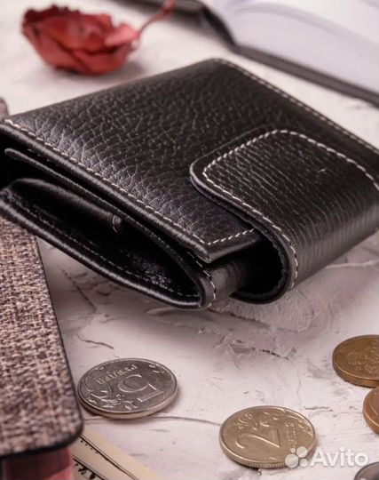 Кошелек картхолдер женский натуральная кожа naveka