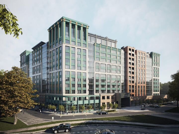 2-к. квартира, 66,4 м², 10/12 эт.