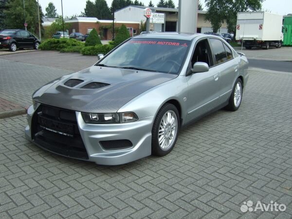 Передний бампер EVO Style на Mitsubishi Galant 8