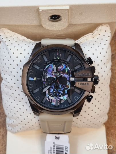 Часы Оригинальные diesel DZ4582 с черепом силикон