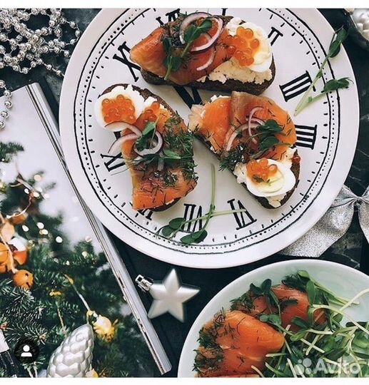 Тарелки с часами Винтер 2018 IKEA