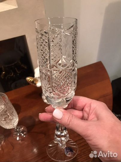 Хрустальные фужеры времен СССР