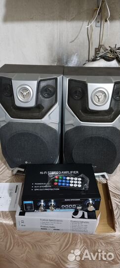 Усилитель+ колонки Lg