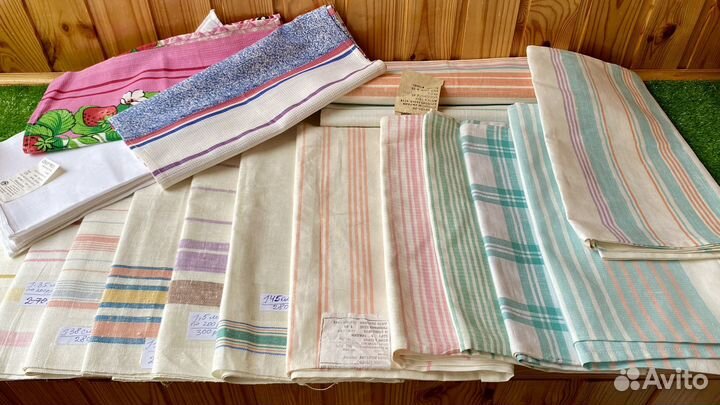 Полотенце льняное кухонное вафельное СССР