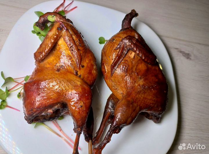 Перепелки копченые