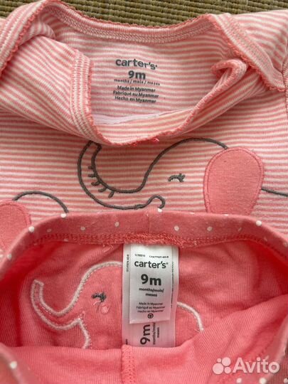 Комплекты одежды для девочки Carters, 6-9 мес