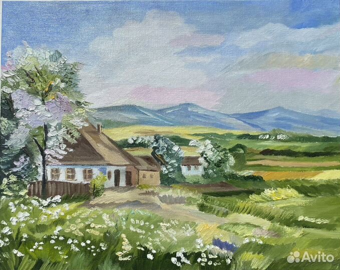 Картина маслом пейзаж