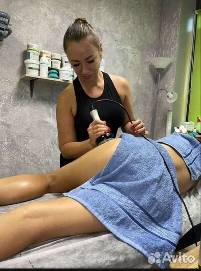 Ручной массаж антицеллюлитный, медовый, LPG