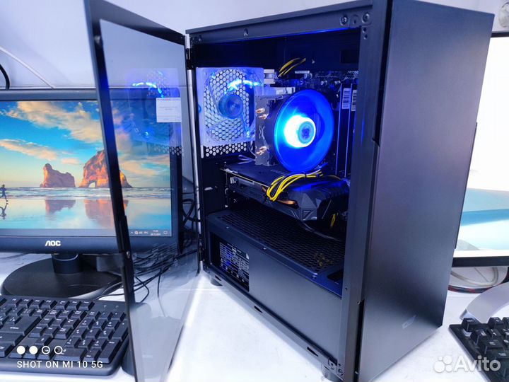 Современный игровой Core I5-10400/16ddr4/RX570 8gb