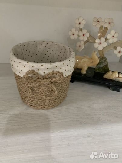 Корзинка из джута, biskvit