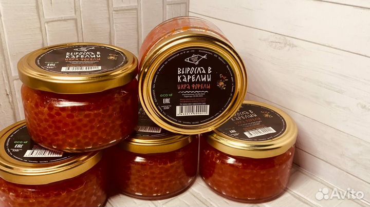 Шикарная Черная Икра рыбы Палтуса