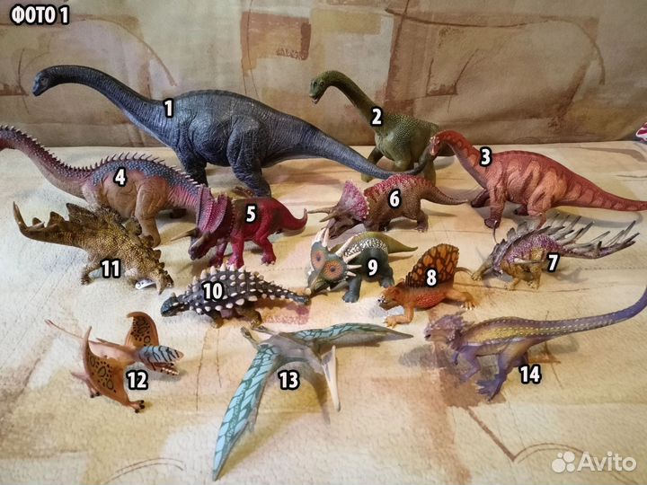 Динозавры фигурки Schleich Papo