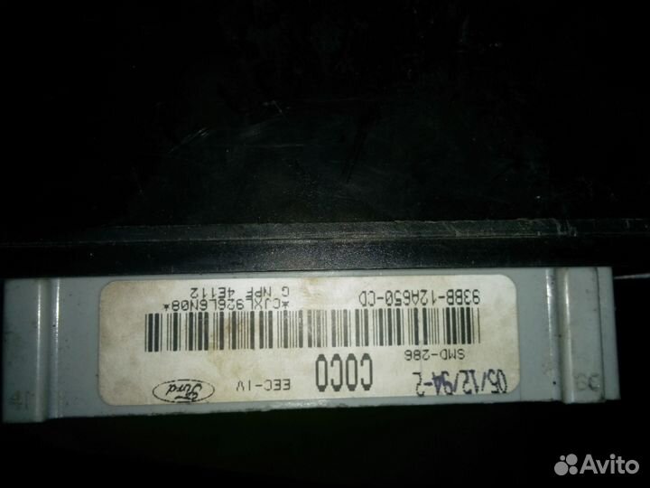 93BB12A650CD Блок управления двигателя Ford