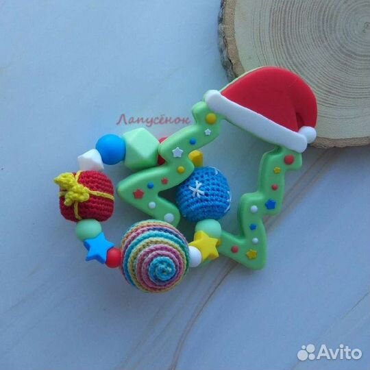 Грызунок прорезыватель погремушка новый
