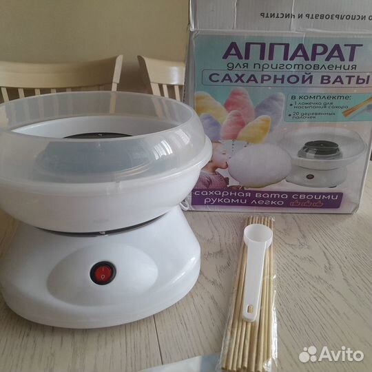 Аппарат для сахарной ваты и вкусный цветной сахар