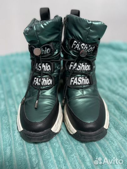 Ботинки зимние для девочки 33 размер