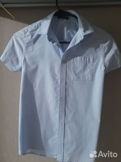 Рубашка школьная 140