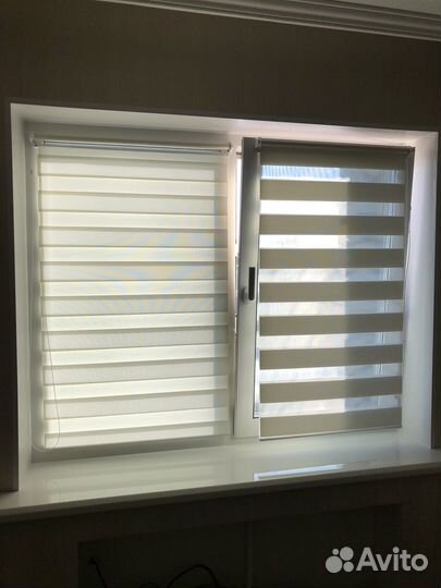 Жалюзи рулонные день-ночь