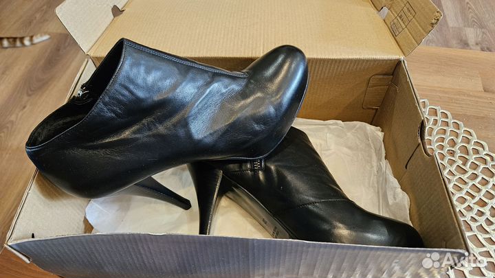 Ботильоны натуральная кожа Италия