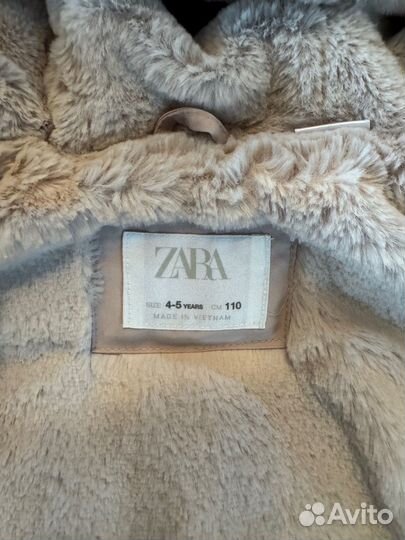 Пальто для девочки zara