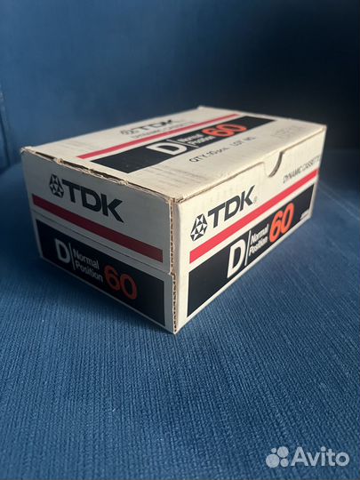 Аудиокассета TDK D-60 Japan 1982