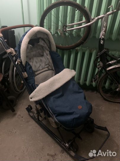Санки коляска Ника 7 8