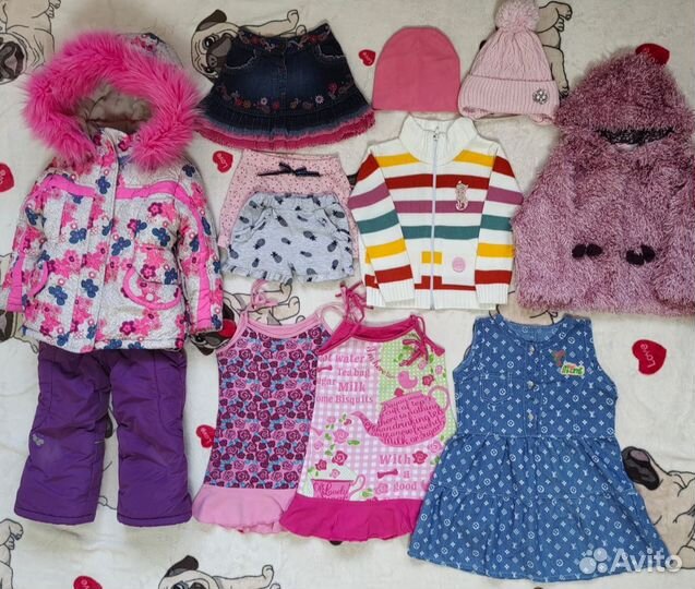 Вещи пакетом для девочки, размер 92-98