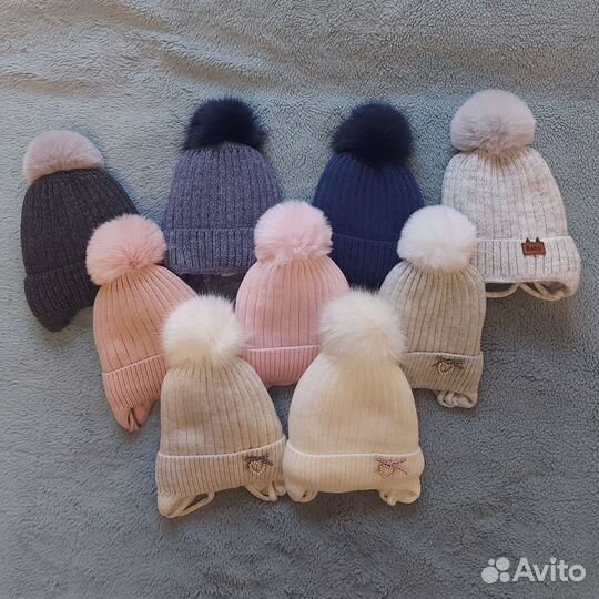 Шапка детская зимняя новая для мальчиков и девочек