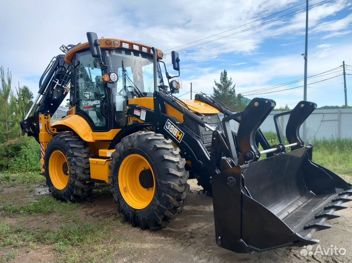 Экскаватор-погрузчик Shanmon 388H-III Carraro, 2024